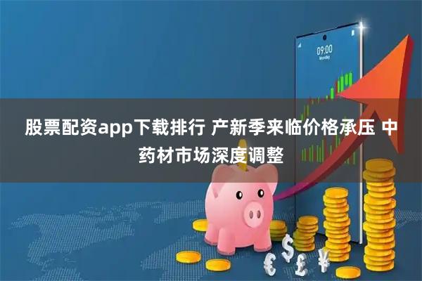 股票配资app下载排行 产新季来临价格承压 中药材市场深度调整